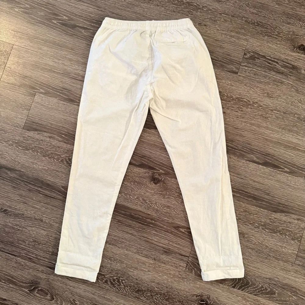 Onia Linen Cotton Drawstring Pants - Picture 8 of 8